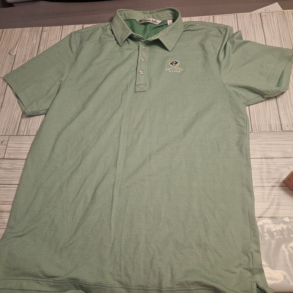 Travis Mathew Pacific Dunes Green Polo